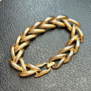 Gold and Silver Chain Bracelet